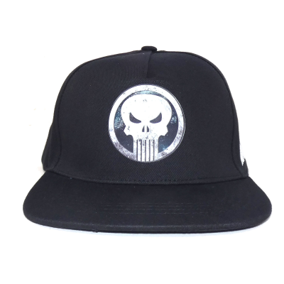 Marvel Comics Punisher - Logo (Unisex Black Snapback Cap)  black