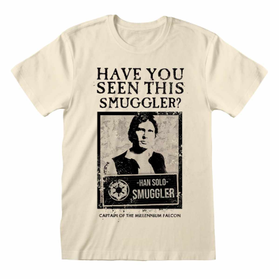 ** Star Wars Have You Seen This Smuggler (Unisex Natural T-Shirt)  ** Natural