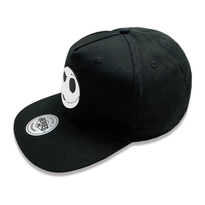 Nightmare Before Christmas - Jack Face (Unisex Black Snapback Cap)  black