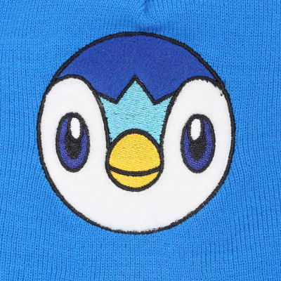 Pokemon - Piplup Trapper (Unisex Blue Trapper Beanie)  Blau