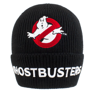 Ghostbusters - Logo (Unisex Black Beanie)  black