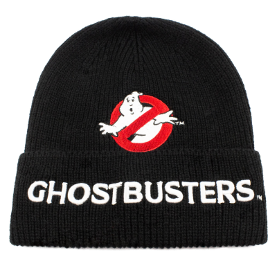 Ghostbusters - Logo (Unisex Black Beanie)  black