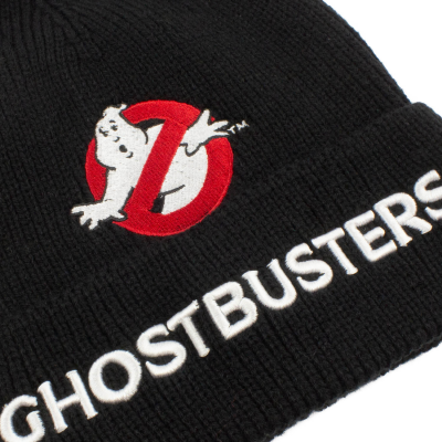 Ghostbusters - Logo (Unisex Black Beanie)  black