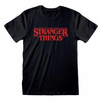 ** Stranger Things - Logo Black (Unisex)  ** Schwarz