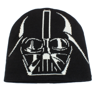 Star Wars - Face Vader (Unisex Black Beanie)  Schwarz