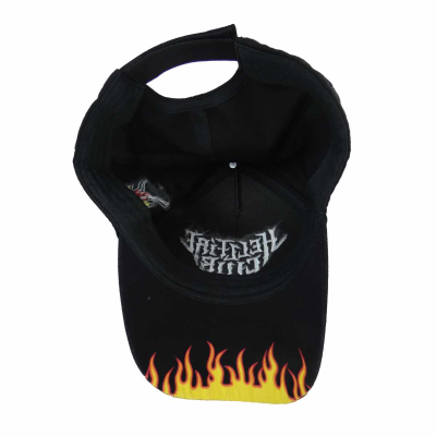 Stranger Things - Hellfire (Unisex Black Baseball Cap)  black