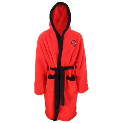 Marvel Comics Spider-Man - Classic Logo (Unisex Red Dressing Gown)  red