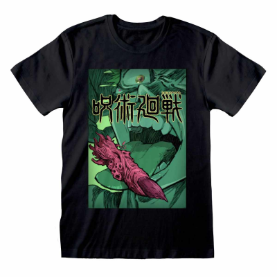 Jujutsu Kaisen - Finger Licking (Unisex Black T-Shirt)  black