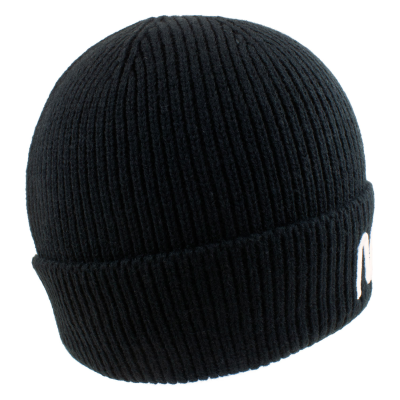 NASA - Worm Logo (Unisex Black Beanie)  Schwarz