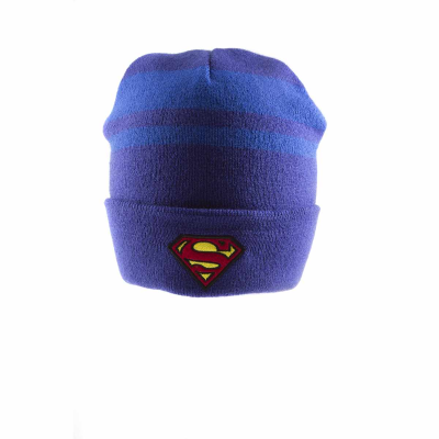 DC Comics Superman - Logo (Unisex Blue Beanie)  Blau