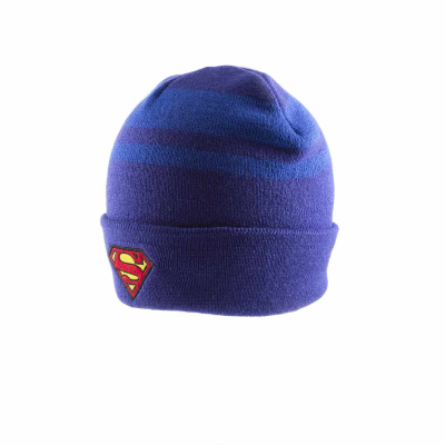 DC Comics Superman - Logo (Unisex Blue Beanie)  Blau