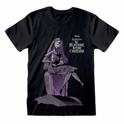 Nightmare Before Christmas - SallyCat (Unisex Black T-Shirt)  Schwarz