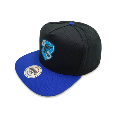 Harry Potter - Badge Ravenclaw (Unisex Black/Blue Snapback Cap)  Black/Blue