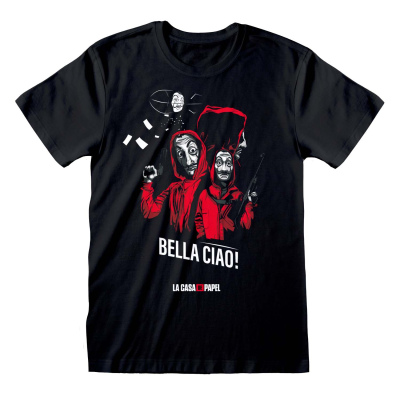 La Casa De Papel - Money (Unisex Black T-Shirt)  black