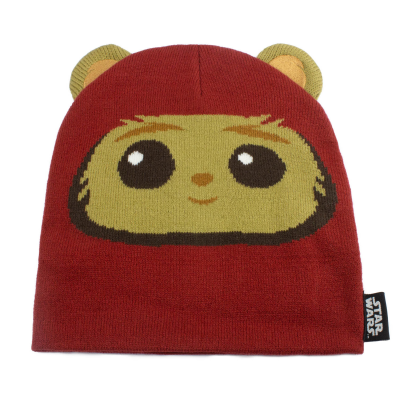 Star Wars - Face Ewok (Unisex Brown Beanie)  Braun
