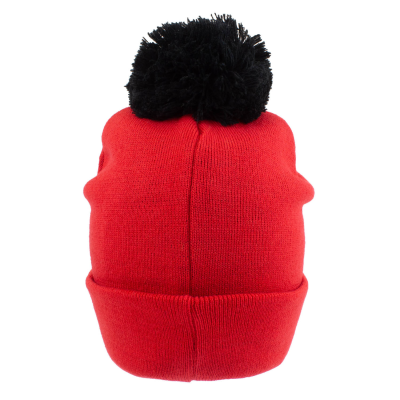 Marvel Comics Deadpool - Face (Unisex Red Beanie Pom)  red