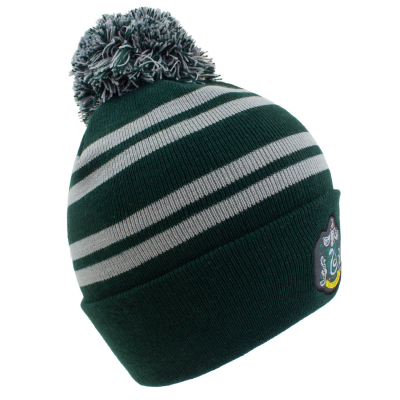 Harry Potter - House Slytherin (Unisex Black Beanie Pom)  black