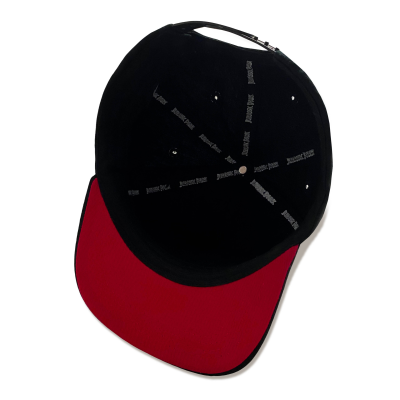 Jurassic Park - Red Logo (Unisex Black Snapback Cap)  black