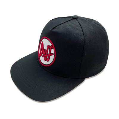 Simpsons - Duff (Unisex Black Baseball Cap)  Schwarz