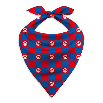 Nintendo Super Mario - Mario Pattern (Unisex Red Bandana)  Rot