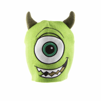 Disney Monsters Inc - Mike Face (Unisex Black Beanie)  Schwarz