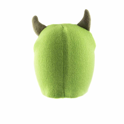 Disney Monsters Inc - Mike Face (Unisex Black Beanie)  Schwarz