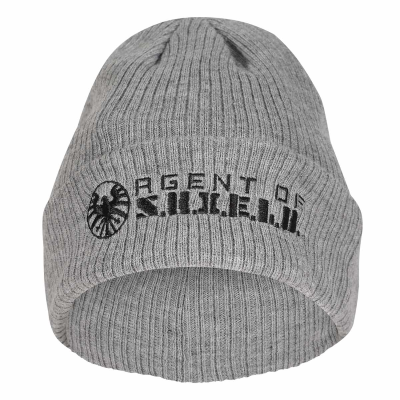 Marvel Comics Agents of S.H.I.E.L.D - Agent of Shield (Unisex Grey Beanie)  Grau