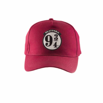 Harry Potter - Platform Badge (Unisex Red Baseball Cap)  red