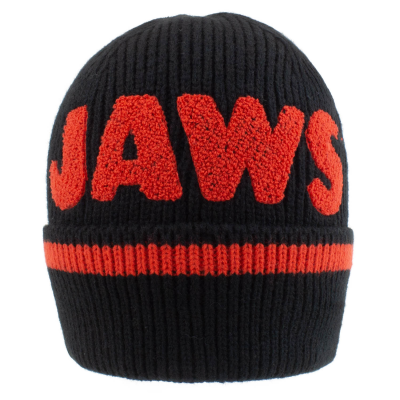 ** Jaws - Logo (Unisex Black Beanie)  ** Schwarz