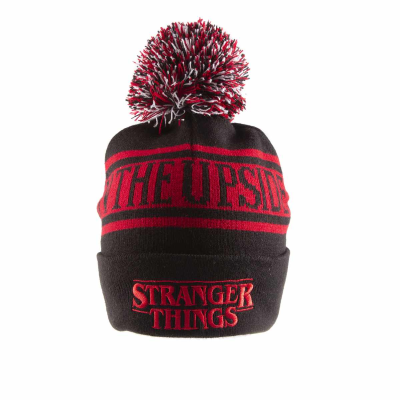 Stranger Things - Upside Down (Beanie) (Unisex Black Beanie)  black