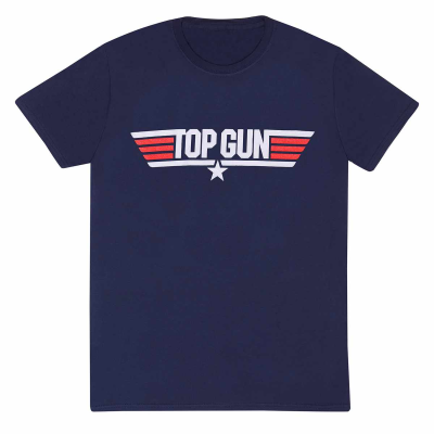 Top Gun - Logo (Unisex Navy T-shirt)  Marine