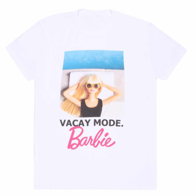 ** Barbie - Vacay Mode (Unisex White T-Shirt)  ** weiß