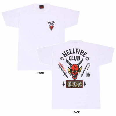 ** Stranger Things - HFC (Unisex White T-Shirt)  ** weiß
