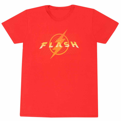 ** DC The Flash Movie - Logo (Unisex Red T-Shirt)  ** Rot