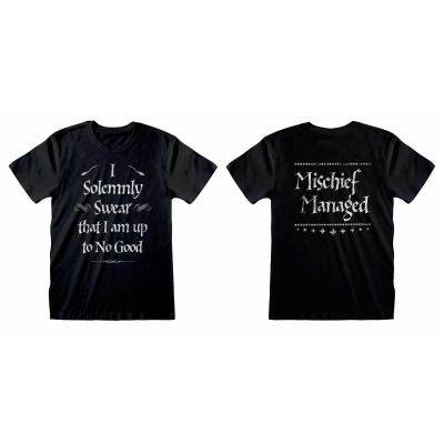 ** Harry Potter - Solemnly Swear (Unisex Black T-Shirt)  ** Schwarz