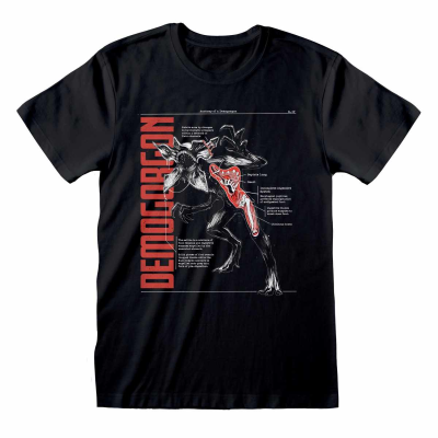 Stranger Things 4 - Anatomy Of A Demogorgan (Unisex)  Schwarz