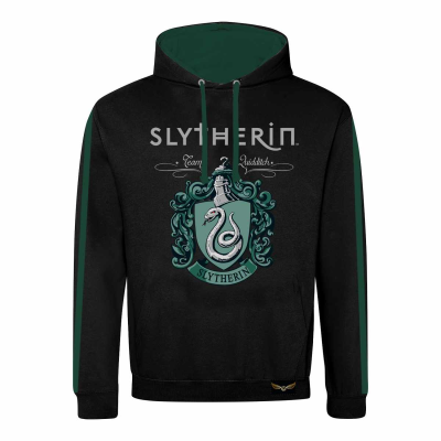 Superheroes Inc. Harry Potter - Property Of Slytherin (Unisex Black Contrast Pullover Hoodie)  black