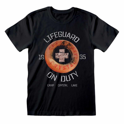 Friday The 13th - Crystal Lake Lifeguard (T-Shirt)_FRI07929TSBLL black