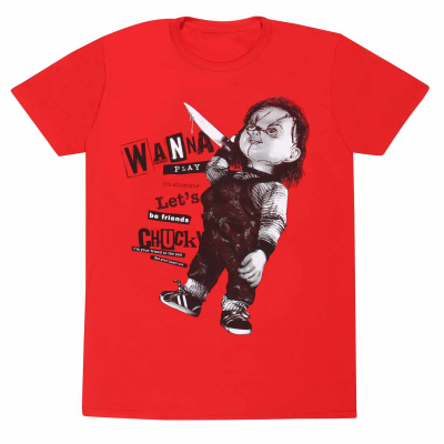 Childs Play - Stab (Unisex Red T-Shirt)  Rot
