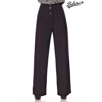 BELSIRA Marlenehose black