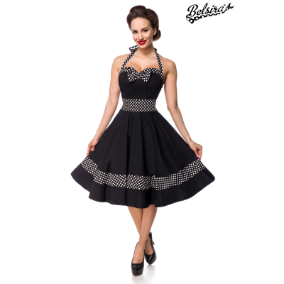BELSIRA Retrokleid schwarz