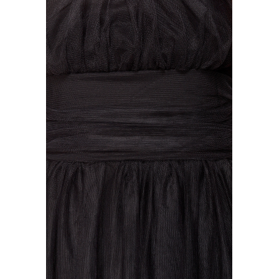 OCULTICA Tüll-Kleid schwarz