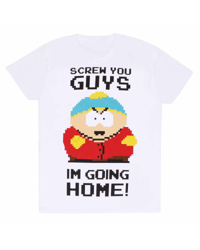 South Park - Screw You Guys (Unisex White T-Shirt)  weiß