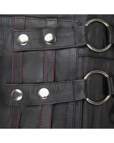 Aderlass Fight Kilt Leather Schwarz
