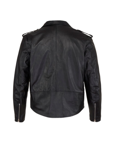 Aderlass Mens Biker Jacket Leather Schwarz