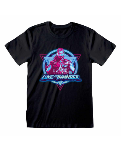 Marvel Thor: Love And Thunder - Love And Thunder (Unisex Black T-Shirt)  black