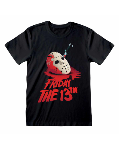Friday The 13th - Classic Mask (T-Shirt) Schwarz
