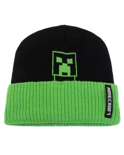 Minecraft - Little Creeper (Unisex Black Beanie)  black