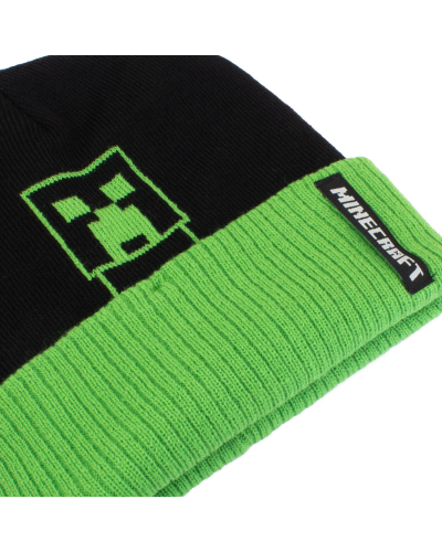 Minecraft - Little Creeper (Unisex Black Beanie)  black