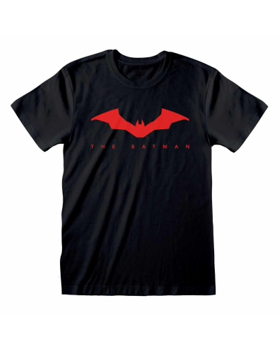 DC The Batman - Bat Logo (Unisex Black T-Shirt)  Schwarz